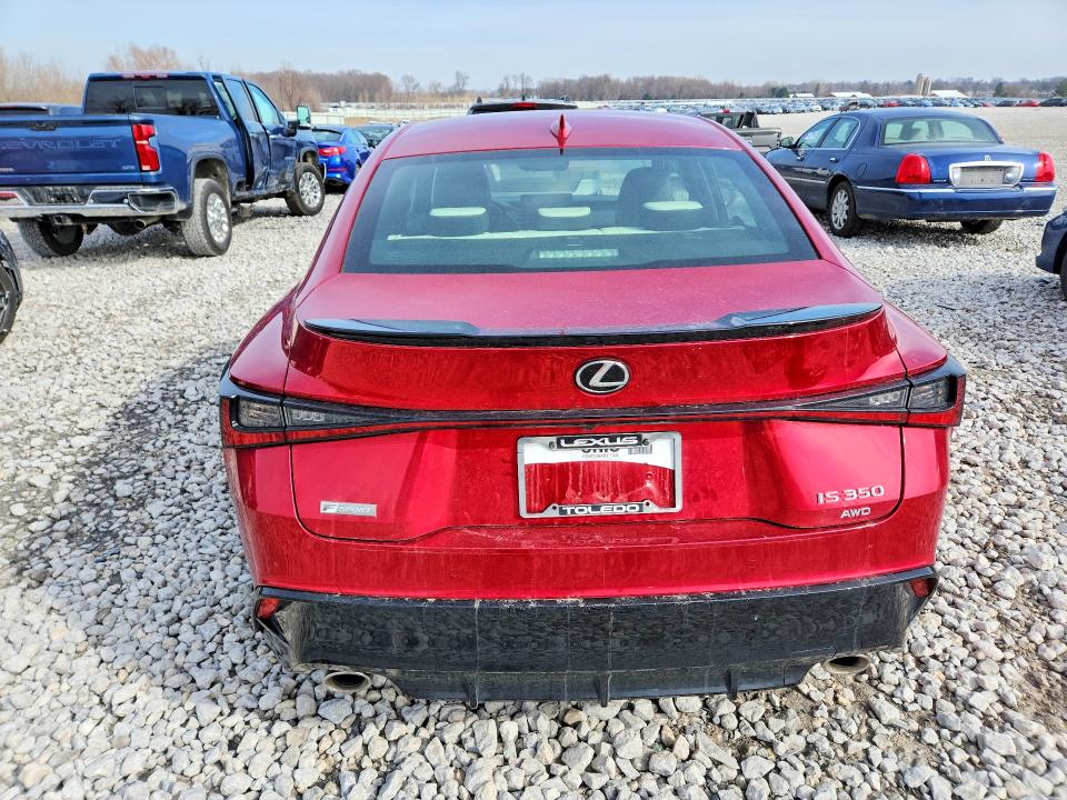 2021 Lexus Is VIN JTHGZ1E20M5018705 COPART salvage auction — WATER/FLOOD, Mi - Cert Of Title-Salvage Flood, sold $9,600 on 2026-07-09 (photo 6)
