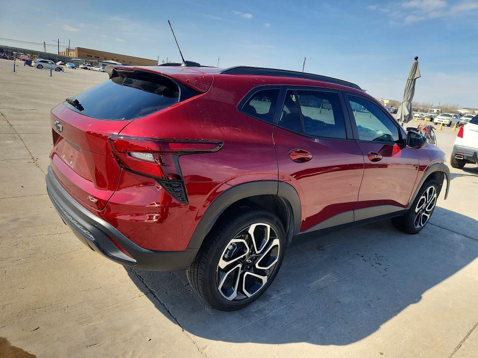 2025 Chevrolet Trax VIN KL77LJEP3SC158638 COPART salvage auction — FRONT END, TX - CERTIFICATE OF TITLE, sold $7,500 on 2026-07-02 (photo 3)