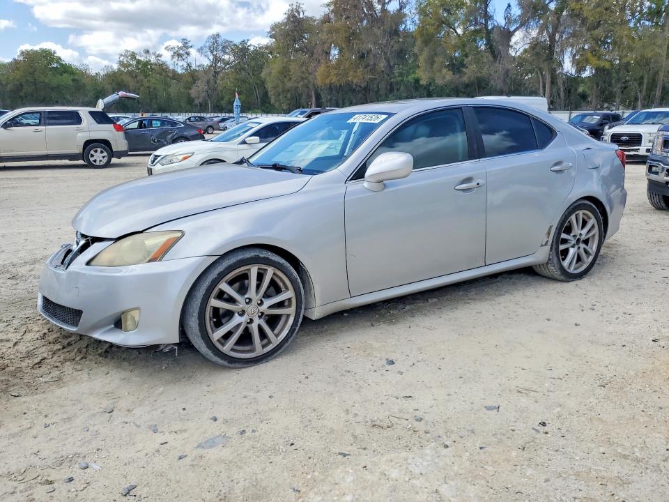 2007 Lexus Is VIN JTHBK262872052058 COPART salvage auction — FRONT END, Fl - Cert Of Title Slvg Rebuildable, sold $375 on 2026-07-14 (photo 1)