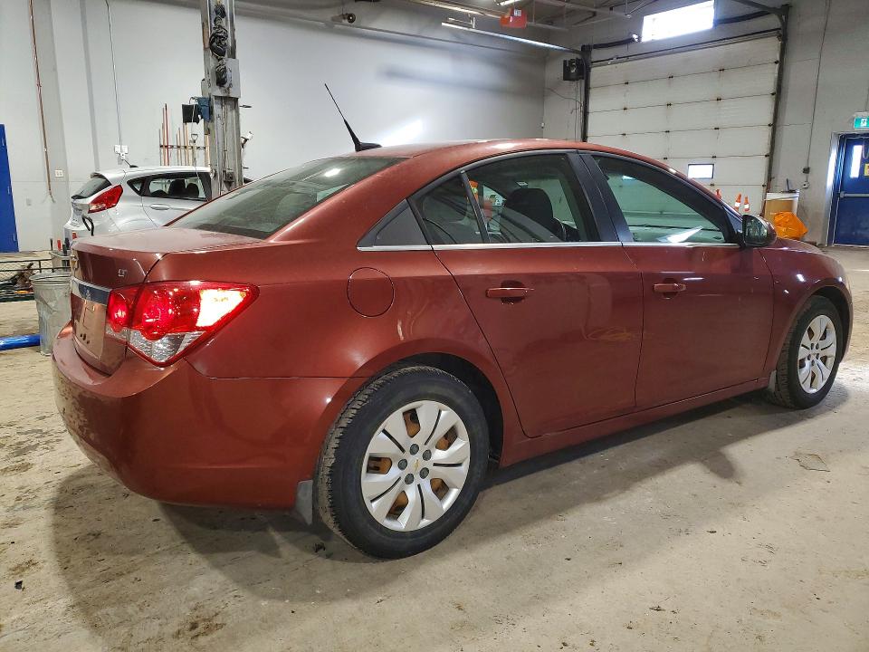 2012 Chevrolet Cruze VIN 1G1PF5SC0C7194163 COPART salvage auction — SIDE, On - Permit No Brand - Unfit, sold $1,500 on 2026-07-09 (photo 3)