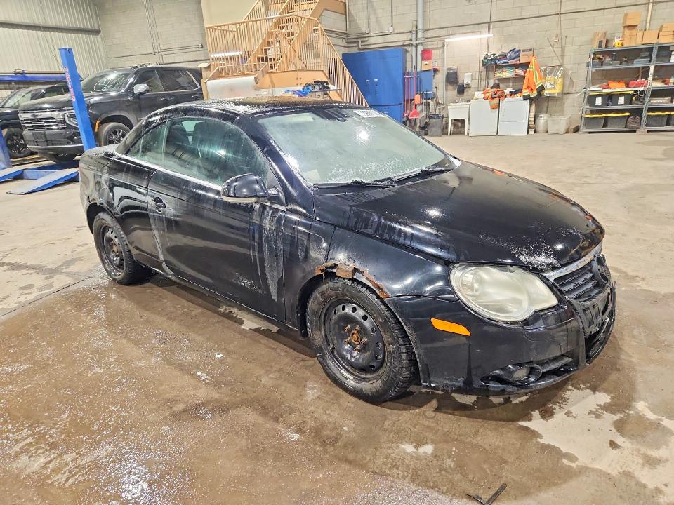 2007 Volkswagen Eos VIN WVWFA71F27V038801 COPART salvage auction — FRONT END, Qc - Gravement Accidente, sold $375 on 2026-07-07 (photo 4)
