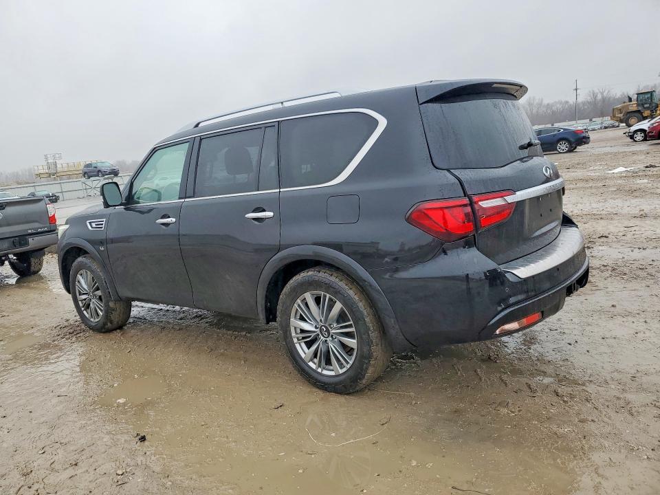 2018 Infiniti Qx80 VIN JN8AZ2NEXJ9191292 COPART salvage auction — REAR END, Mo - Salvage Certificate Of Title, sold $8,100 on 2026-07-09 (photo 2)