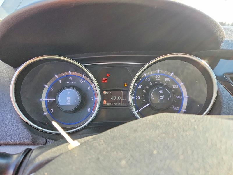 2012 Hyundai Sonata VIN 5NPEC4AC2CH499825 COPART salvage auction — SIDE, Il - Salvage Certificate, sold $600 on 2026-07-06 (photo 9)