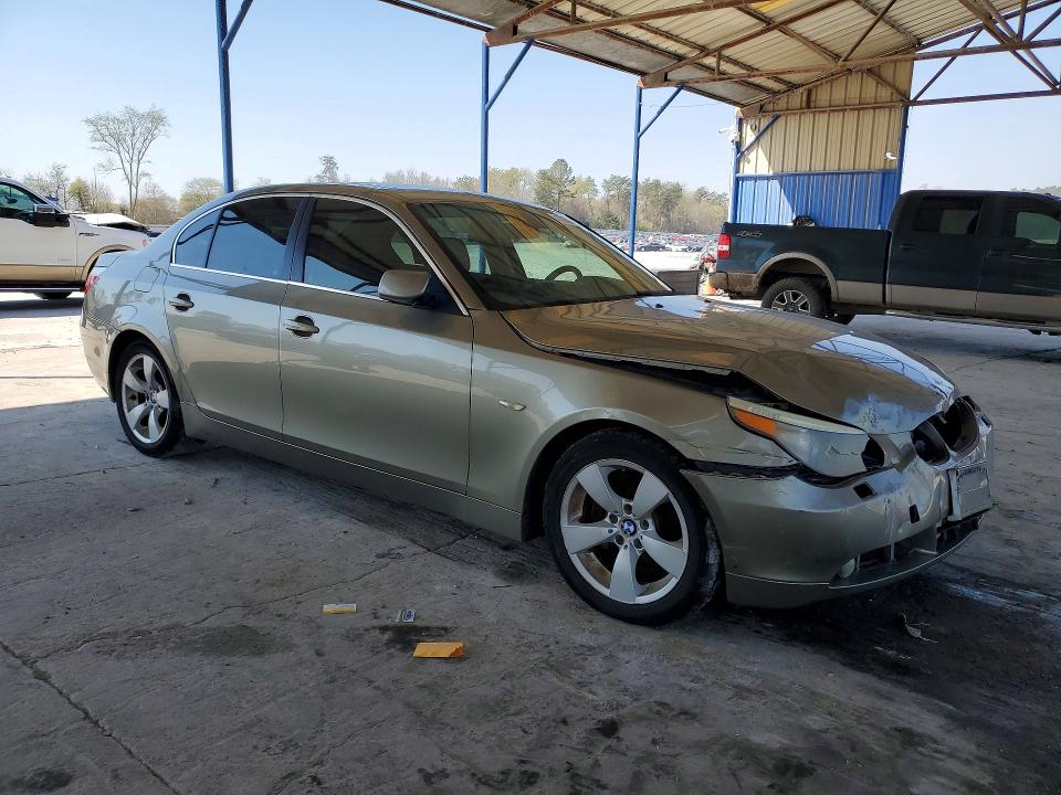 2005 BMW 5 series VIN WBANA73525B816879 COPART salvage auction — FRONT END, GA - BILL OF SALE - PARTS ONLY, sold $225 on 2026-07-23 (photo 4)