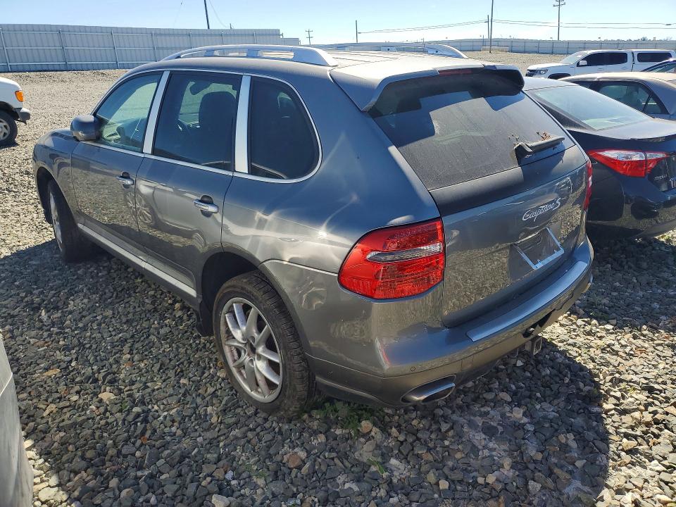 2008 Porsche Cayenne VIN WP1AB29P08LA30795 COPART salvage auction — REAR END, Ca - Dis/Dlr/Exp App For Dup Clean, sold $325 on 2026-07-02 (photo 2)