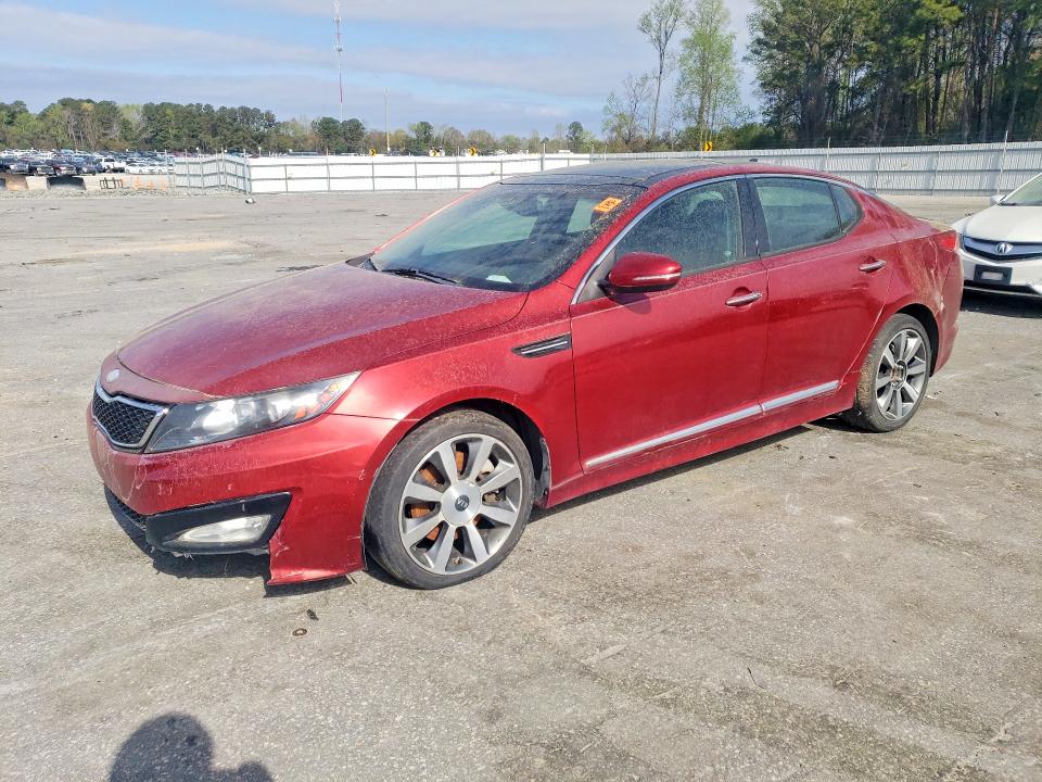 2013 Kia Optima VIN 5XXGR4A65DG109671 COPART salvage auction — FRONT END, Nc - Dealer Only Clean Title, sold $1,650 on 2026-07-28 (photo 1)
