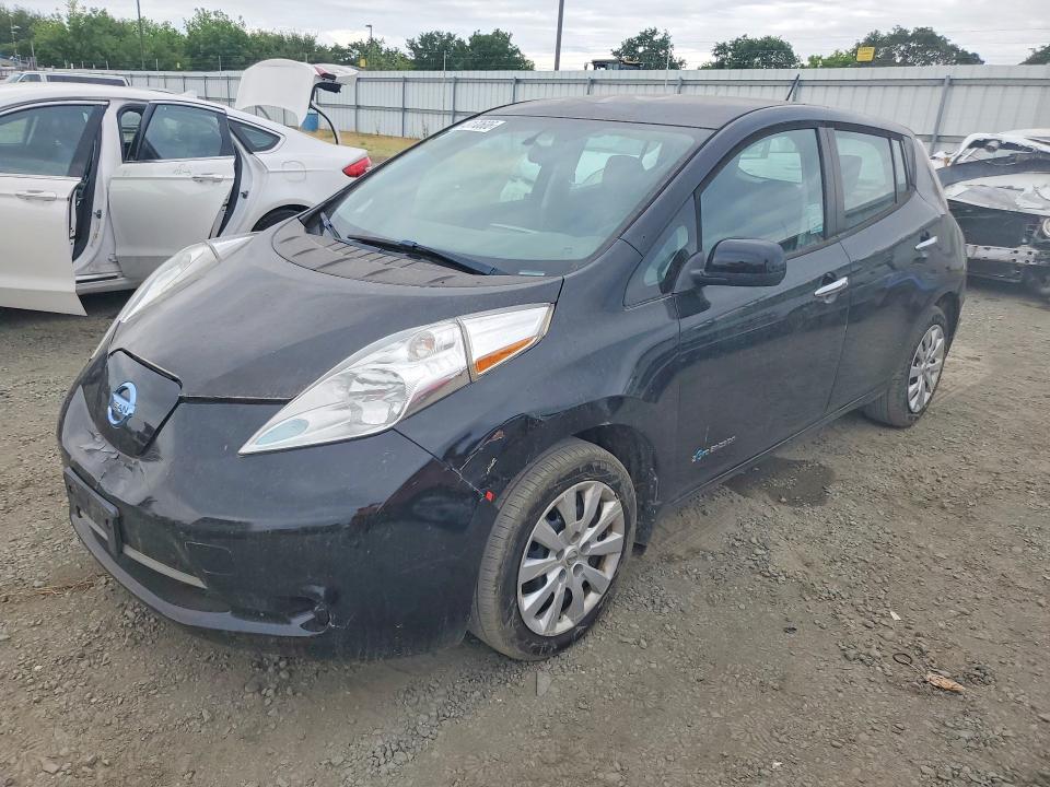 2016 Nissan Leaf VIN 1N4BZ0CP8GC313643 COPART salvage auction — FRONT END, Ca - Cert Of Title-Salvaged (P), sold $10 on 2026-07-02 (photo 1)