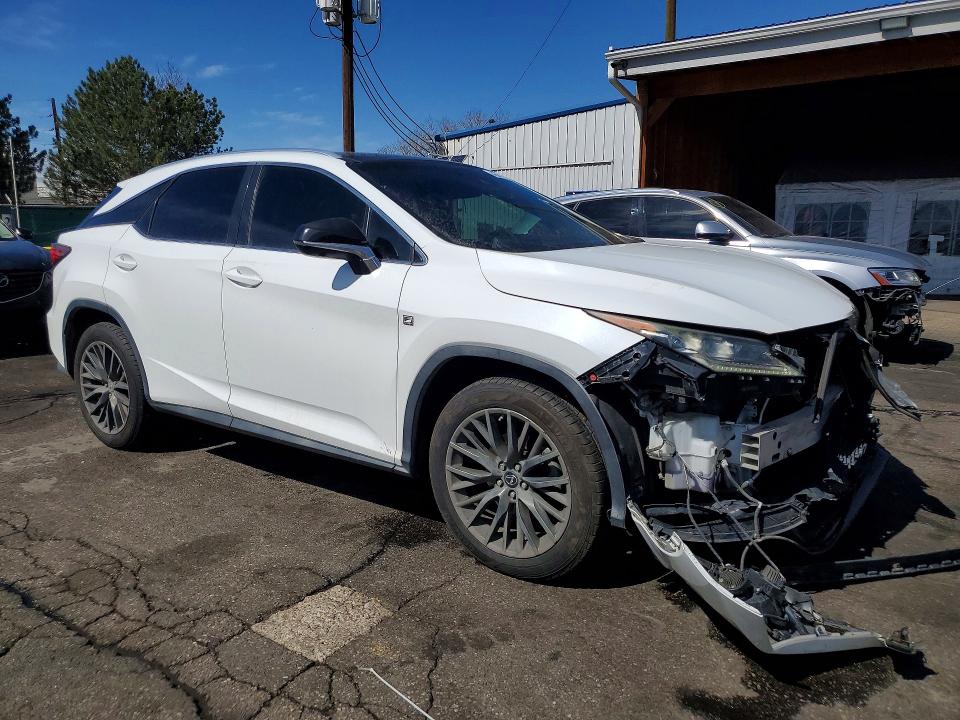 2016 Lexus Rx VIN 2T2BZMCAXGC010315 COPART salvage auction — FRONT END, Co - Public - Salvage Title, sold $15,700 on 2026-07-02 (photo 4)