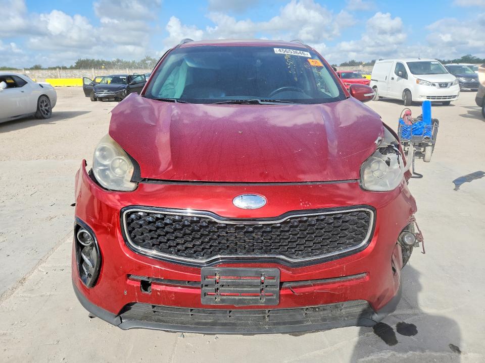 2019 Kia Sportage VIN KNDPN3AC3K7577495 COPART salvage auction — FRONT END, Fl - Certificate Of Destruction, sold $1,900 on 2026-07-06 (photo 5)