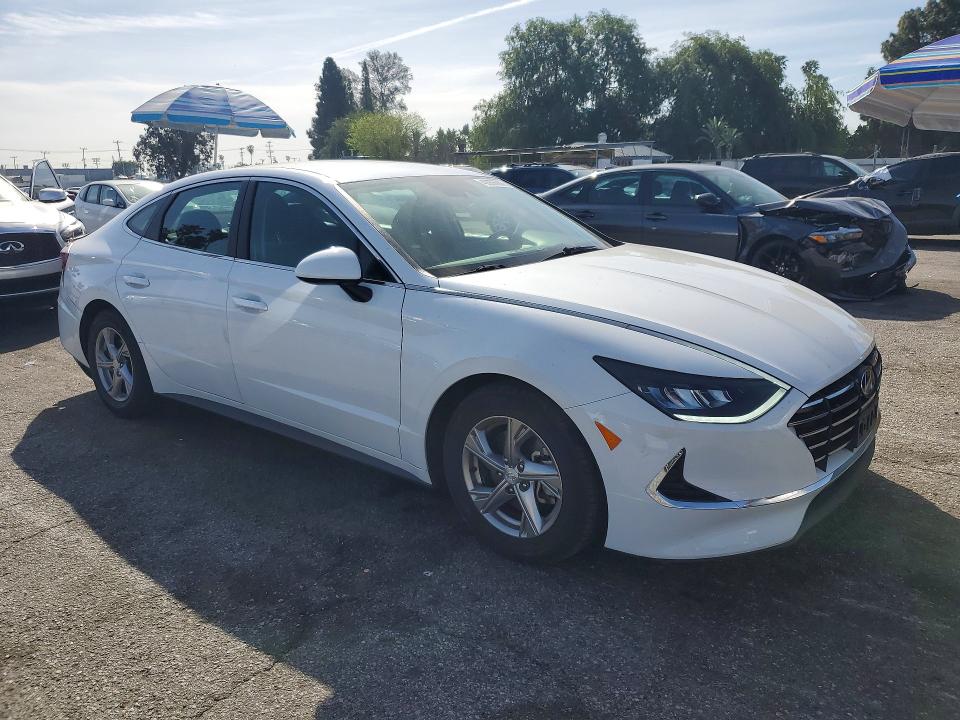 2022 Hyundai Sonata VIN 5NPEG4JAXNH143015 COPART salvage auction — Rear End, CA - SALVAGE CERTIFICATE, sold $4,550 on 2026-04-17 (photo 4)