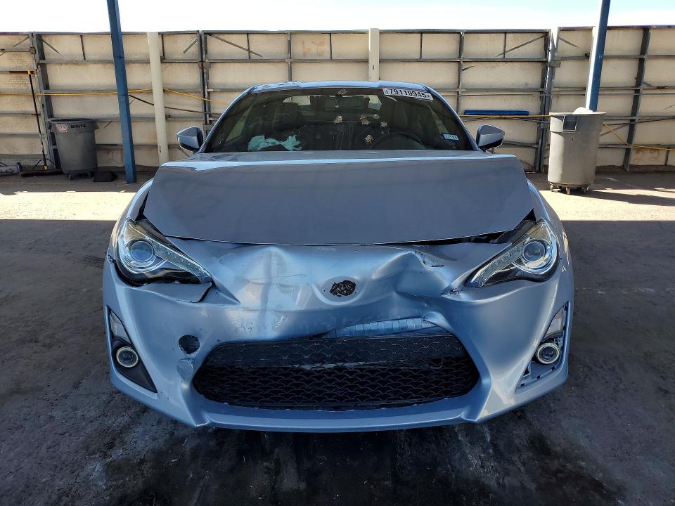 2013 Scion Fr-s VIN JF1ZNAA12D1729208 COPART salvage auction — REAR END, Salvage Title, sold $975 on 2026-07-31 (photo 5)