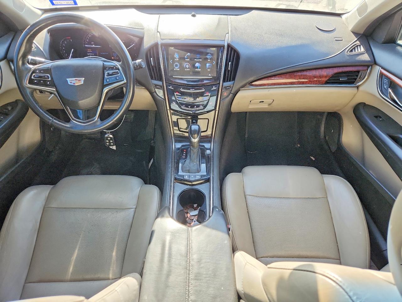2017 Cadillac ATS VIN 1G6AB5RX1H0115197 COPART salvage auction — Front End, TX - SALVAGE VEHICLE TITLE, sold $1,450 on 2026-07-09 (photo 8)
