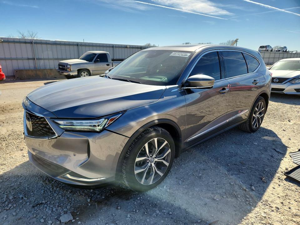 2023 Acura VIN 5J8YE1H46PL030891 COPART salvage auction — REAR END, Ks - Cert Of Title-Salvage, sold $10,100 on 2026-07-02 (photo 1)