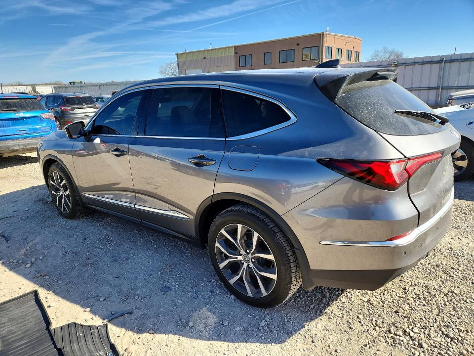 2023 Acura VIN 5J8YE1H46PL030891 COPART salvage auction — REAR END, Ks - Cert Of Title-Salvage, sold $10,100 on 2026-07-02 (photo 2)