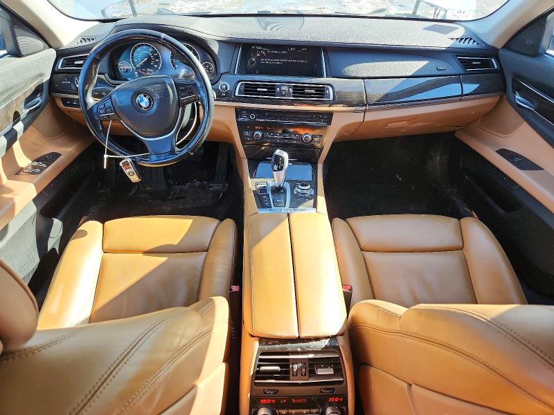 2013 BMW 7er VIN WBAYB6C58DD223664 COPART salvage auction — FRONT END, Wv - Salvage Certificate, sold $1,600 on 2026-07-30 (photo 8)