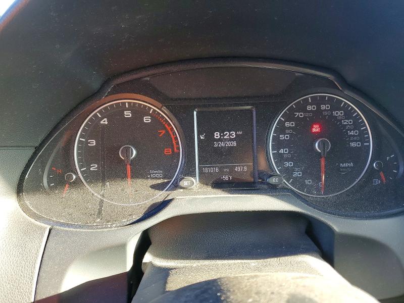 2013 Audi Q5 VIN WA1DGAFP3DA100871 COPART salvage auction — VANDALISM, Ca - Salvage Certificate, sold $175 on 2026-07-27 (photo 9)