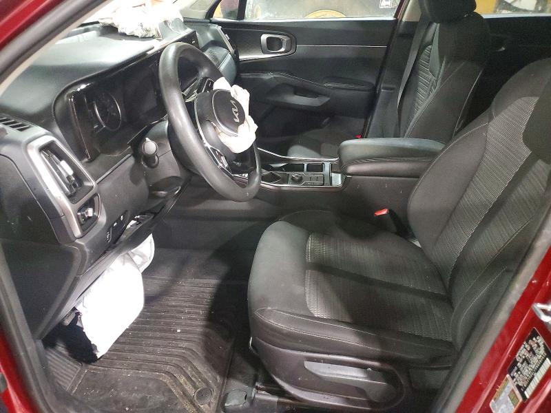 2022 Kia Sorento VIN 5XYRG4LCXNG080456 COPART salvage auction — FRONT END, Ak - Bill Of Sale- Salvage, sold $1,900 on 2026-07-07 (photo 7)
