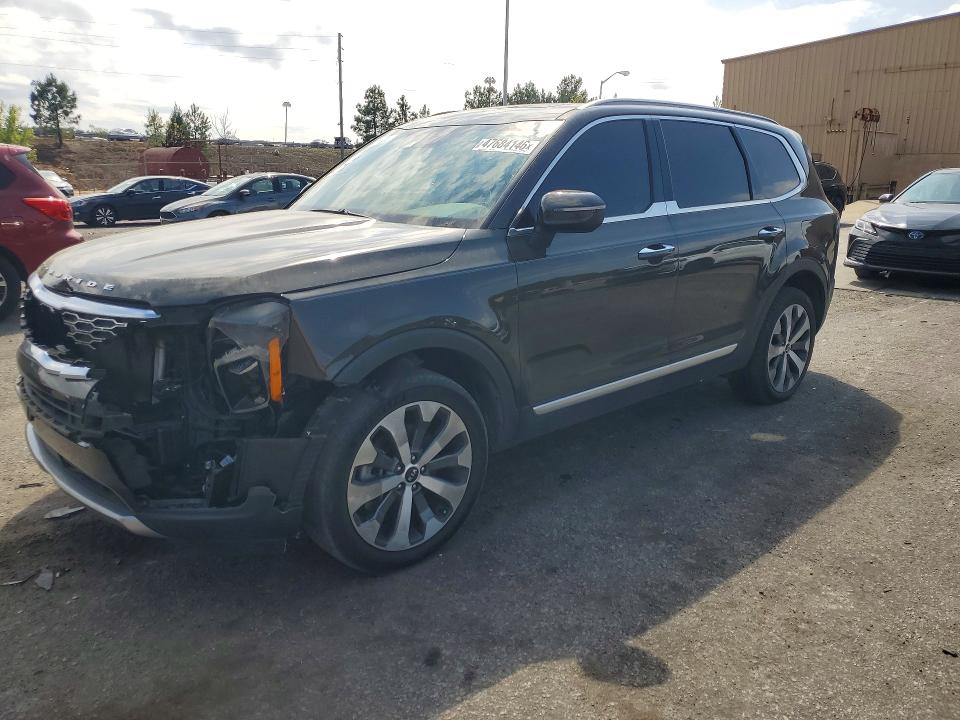 2020 Kia Telluride VIN 5XYP64HC5LG008967 COPART salvage auction — FRONT END, Ga - Certificate Of Title, sold $9,200 on 2026-07-09 (photo 1)