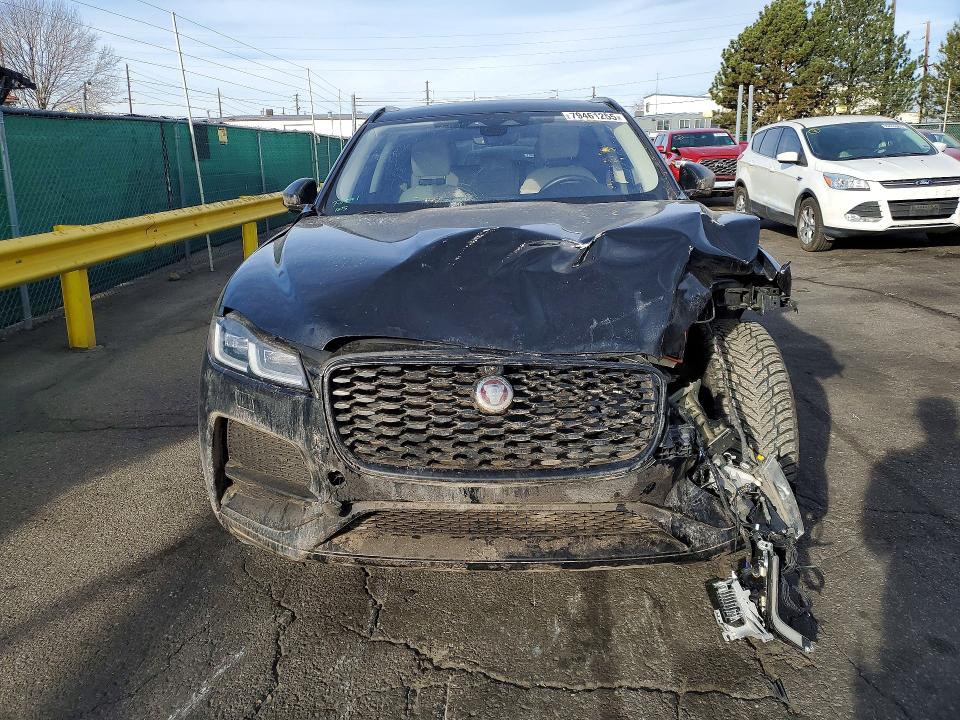 2021 Jaguar F-pace VIN SADCJ2EX4MA675043 COPART salvage auction — FRONT END, Id - Salvage Certificate Of Title, sold $8,700 on 2026-07-09 (photo 5)