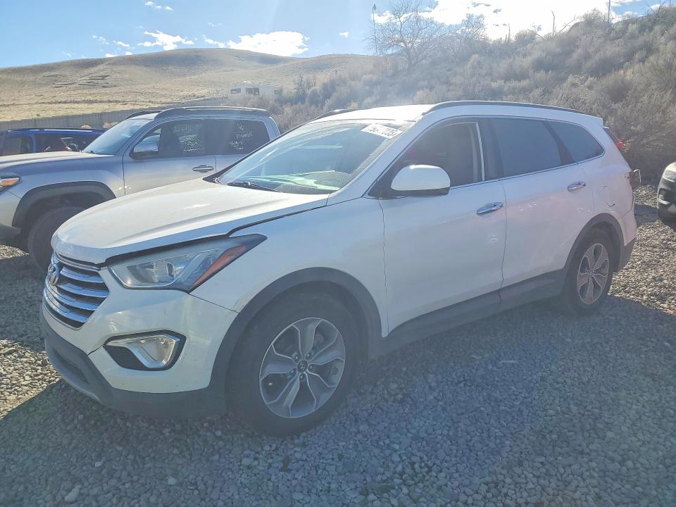 2016 Hyundai Santa fe VIN KM8SM4HF5GU143702 COPART salvage auction — REAR END, Nv - Salvage Title, sold $1,250 on 2026-07-23 (photo 1)