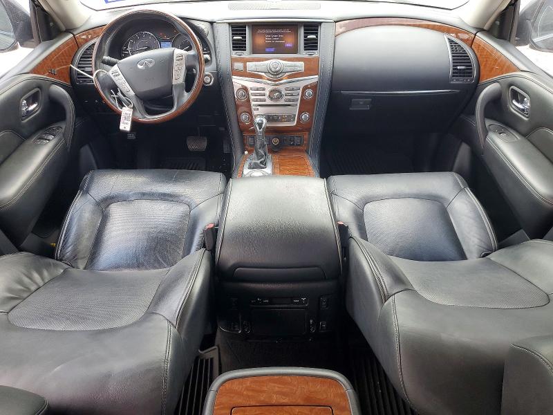 2018 Infiniti Qx80 VIN JN8AZ2NF4J9660840 COPART salvage auction — FRONT END, Tx - Salvage Vehicle Title, sold $4,550 on 2026-07-28 (photo 8)