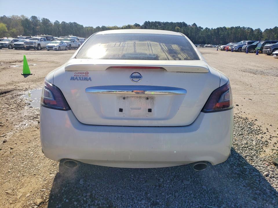 2012 Nissan Maxima VIN 1N4AA5AP9CC851619 COPART salvage auction — FRONT END, Ms - Cert Of Title-Salvaged, sold $250 on 2026-07-10 (photo 6)