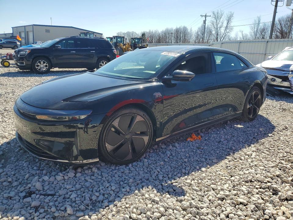 2024 Lucid Air VIN 50EA1TEA7RA005381 COPART salvage auction — SIDE, Mi - Scrap Certificate Of Title, sold $9,600 on 2026-09-03 (photo 1)