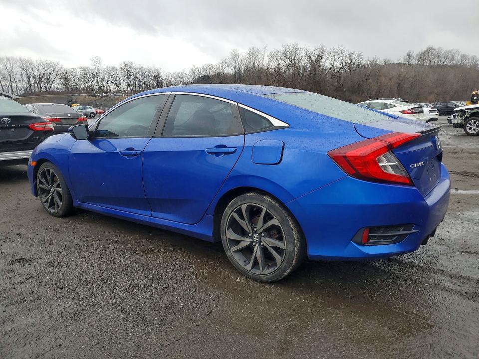 2020 Honda Civic VIN 2HGFC2F86LH550329 COPART salvage auction — FRONT END, Id - Salvage Certificate Of Title, sold $5,300 on 2026-07-02 (photo 2)
