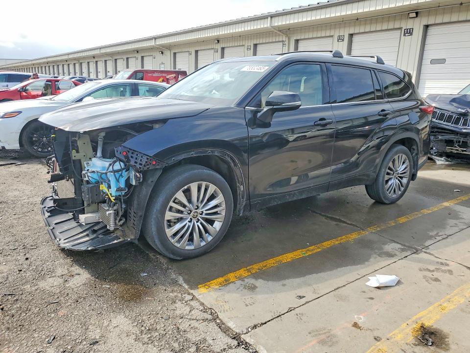 2021 Toyota Highlander VIN 5TDFZRBH3MS120952 COPART salvage auction — FRONT END, Ky - Cert Of Title-Salvage, sold $22,400 on 2026-07-16 (photo 1)