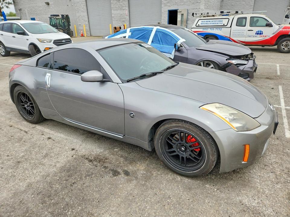 2004 Nissan 350z VIN JN1AZ34E14T064797 COPART salvage auction — REAR END, Ca - Salvage Certificate, sold $1,550 on 2026-07-21 (photo 4)