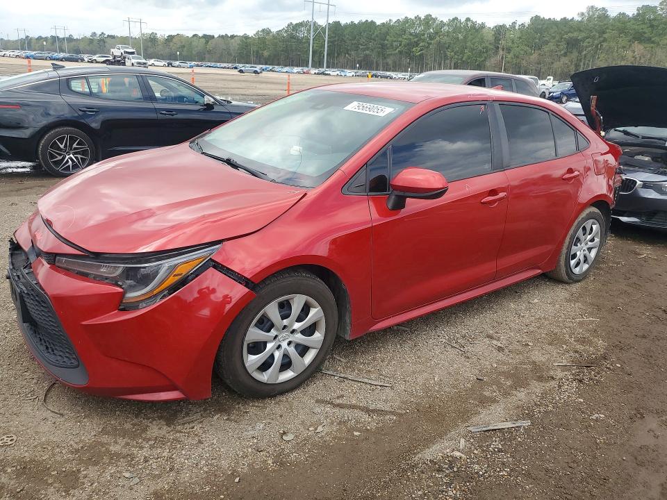 2021 Toyota Corolla VIN 5YFEPMAE8MP198373 COPART salvage auction — REAR END, Id - Salvage Certificate Of Title, sold $3,550 on 2026-07-14 (photo 1)