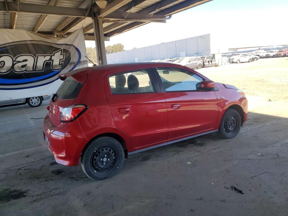 2022 Mitsubishi Mirage VIN ML32AUHJ3NH001939 COPART salvage auction — FRONT END, Ca - Dis/Dlr/Exp Only Lien Papers, sold $325 on 2026-07-09 (photo 3)