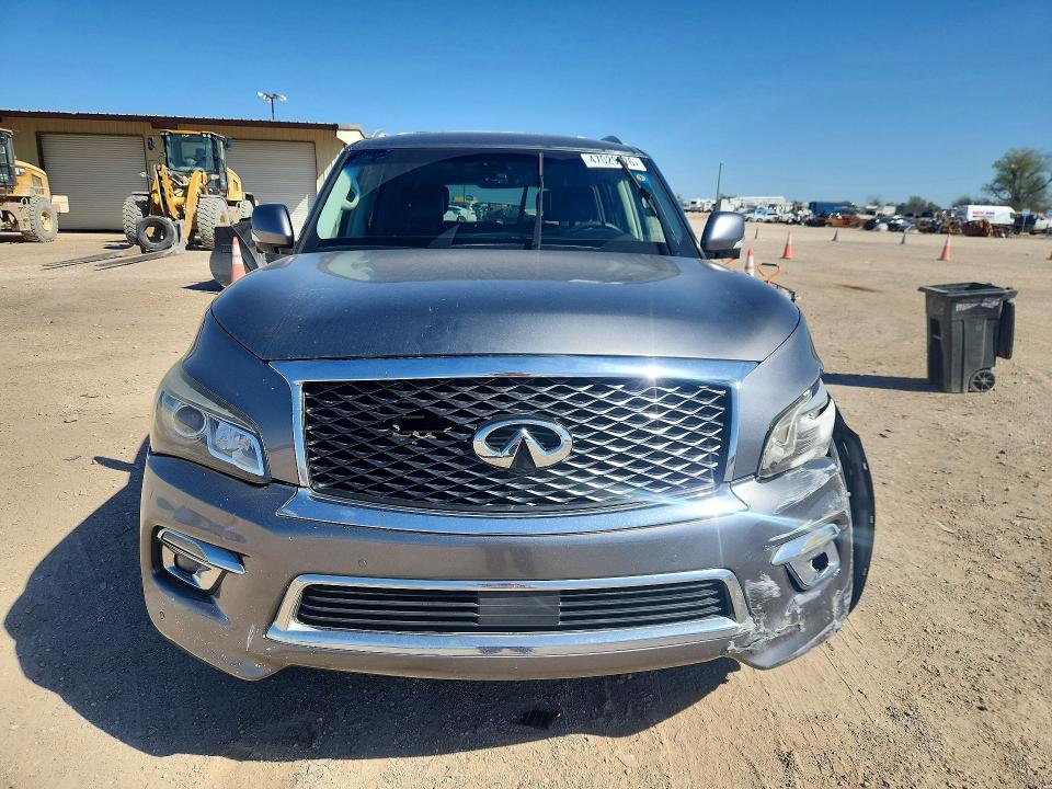 2015 Infiniti Qx80 VIN JN8AZ2NF9F9571630 COPART salvage auction — FRONT END, Tx - Salvage Vehicle Title, sold $30 on 2026-07-29 (photo 5)