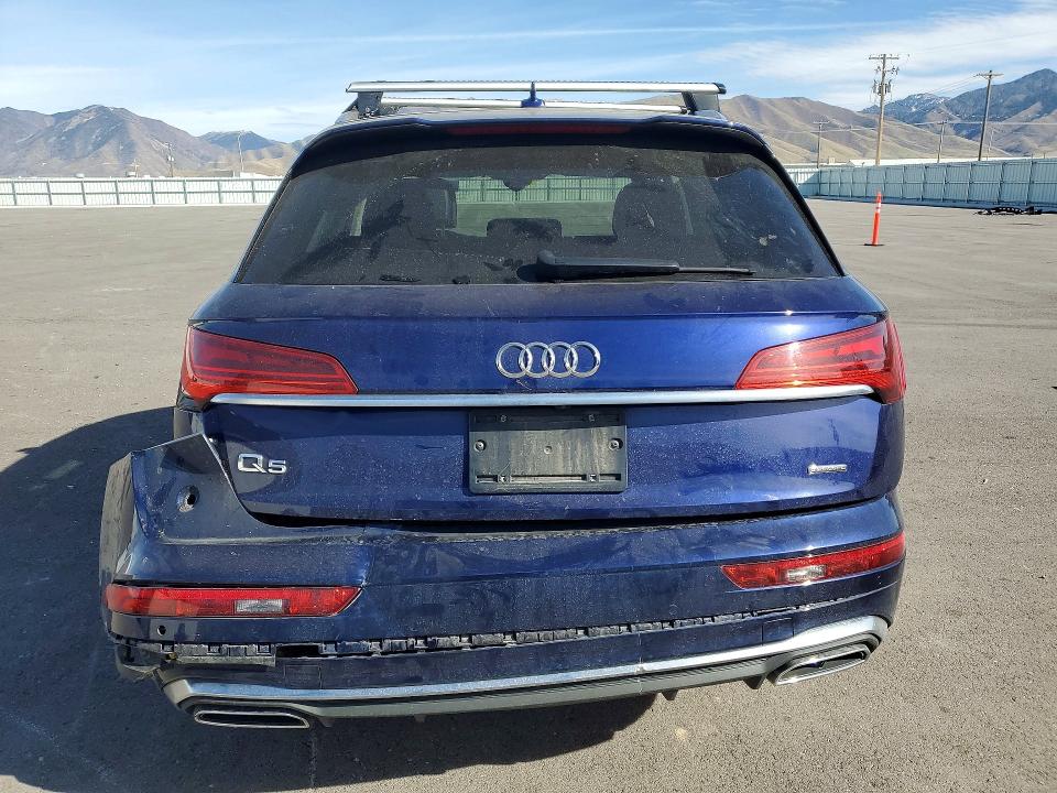 2022 Audi VIN WA1EAAFYXN2122375 COPART salvage auction — SIDE, Ut - Salvage Certificate, sold $1,850 on 2026-07-24 (photo 6)