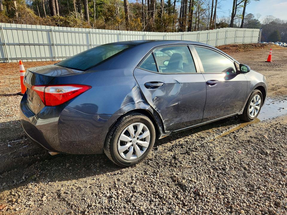 2016 Toyota Corolla VIN 5YFBURHE6GP540437 COPART salvage auction — SIDE, NC - SALVAGE CERTIFICATE OF TITLE, sold $2,750 on 2026-07-24 (photo 3)
