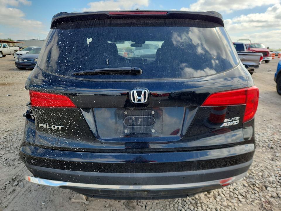 2017 Honda Pilot VIN 5FNYF6H08HB027792 COPART salvage auction — REAR END, Tx - Salvage Vehicle Title, sold $4,500 on 2026-07-02 (photo 6)