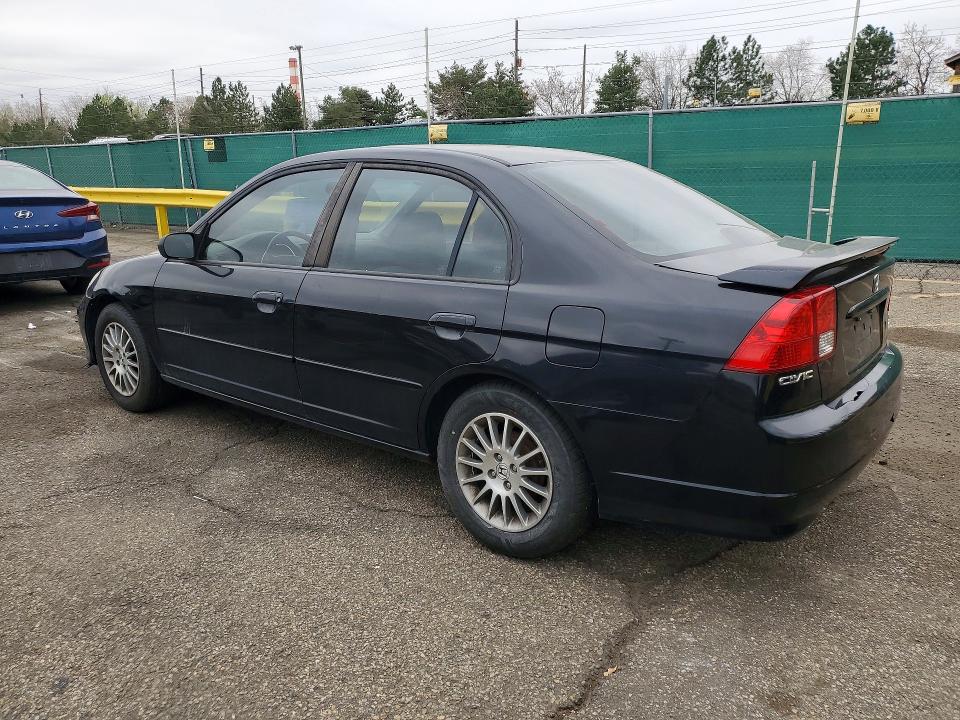 2005 Honda Civic VIN 2HGES25735H568488 COPART salvage auction — HAIL, Co - Dis/Dlr/Exp Only Clean Title, sold $1,100 on 2026-07-02 (photo 2)