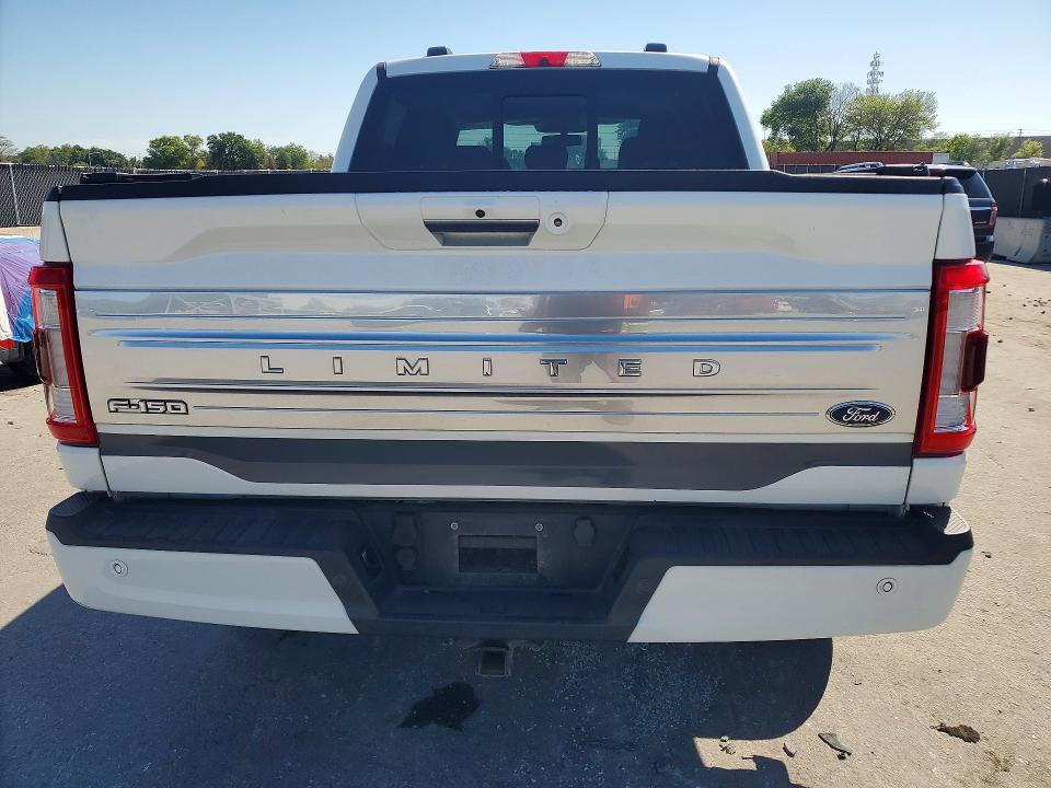 2021 Ford F-150 Lightning VIN 1FTFW1ED9MFB46636 COPART salvage auction — Burn Engine, FL - CERT OF TITLE SLVG REBUILDABLE, sold $19,100 on 2026-04-28 (photo 6)