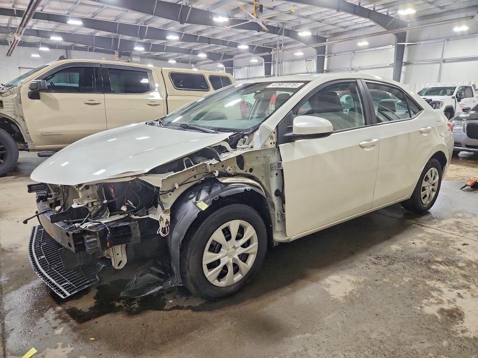2019 Toyota Corolla VIN 5YFBPRHE1KP924934 COPART salvage auction — FRONT END, Mn - Cert Of Title-Salvage, sold $2,900 on 2026-07-21 (photo 1)