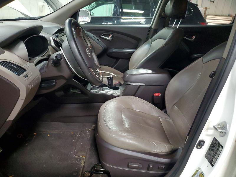 2013 Hyundai Tucson VIN KM8JUCAC2DU557585 COPART salvage auction — FRONT END, Il - Salvage Certificate, sold $350 on 2026-07-28 (photo 7)