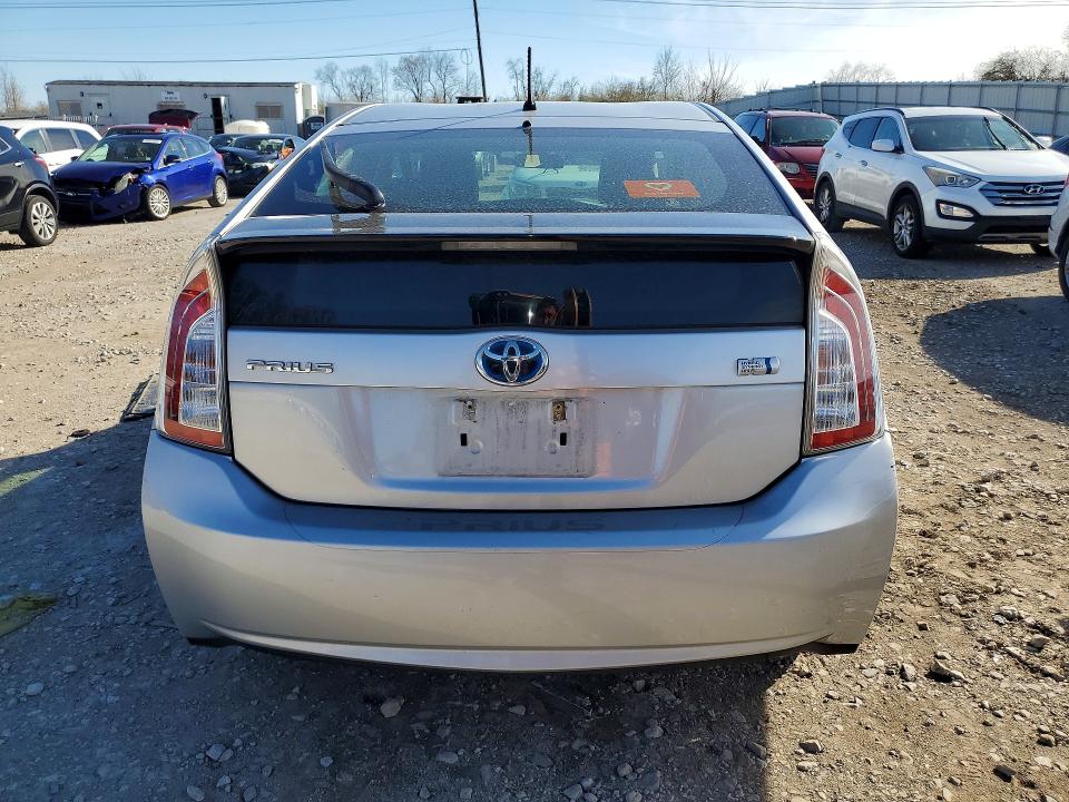 2013 Toyota Prius VIN JTDKN3DU6D5567475 COPART salvage auction — FRONT END, Mo - Salvage Certificate Of Title, sold $875 on 2026-07-08 (photo 6)