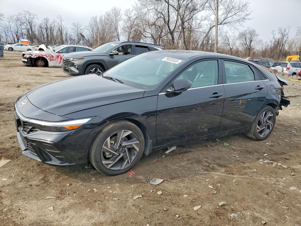 2025 Hyundai Elantra VIN KMHLN4DJ4SU143162 COPART salvage auction — REAR END, Md - Cert Of Salvage < 75% Damage, sold $125 on 2026-07-02 (photo 1)