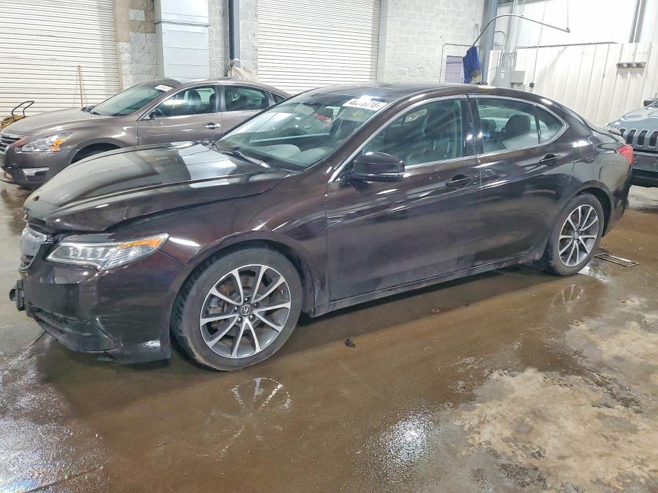 2015 Acura Tlx VIN 19UUB3F54FA000152 COPART salvage auction — FRONT END, Mn - Cert Of Title-Salvage, sold $250 on 2026-07-09 (photo 1)