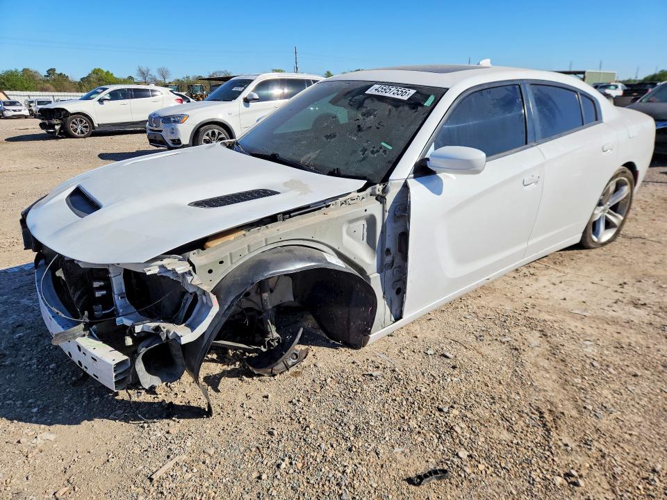 2018 Dodge Charger VIN 2C3CDXHG4JH119814 COPART salvage auction — FRONT END, Tx - Certificate Of Title, sold $90 on 2026-09-10 (photo 1)