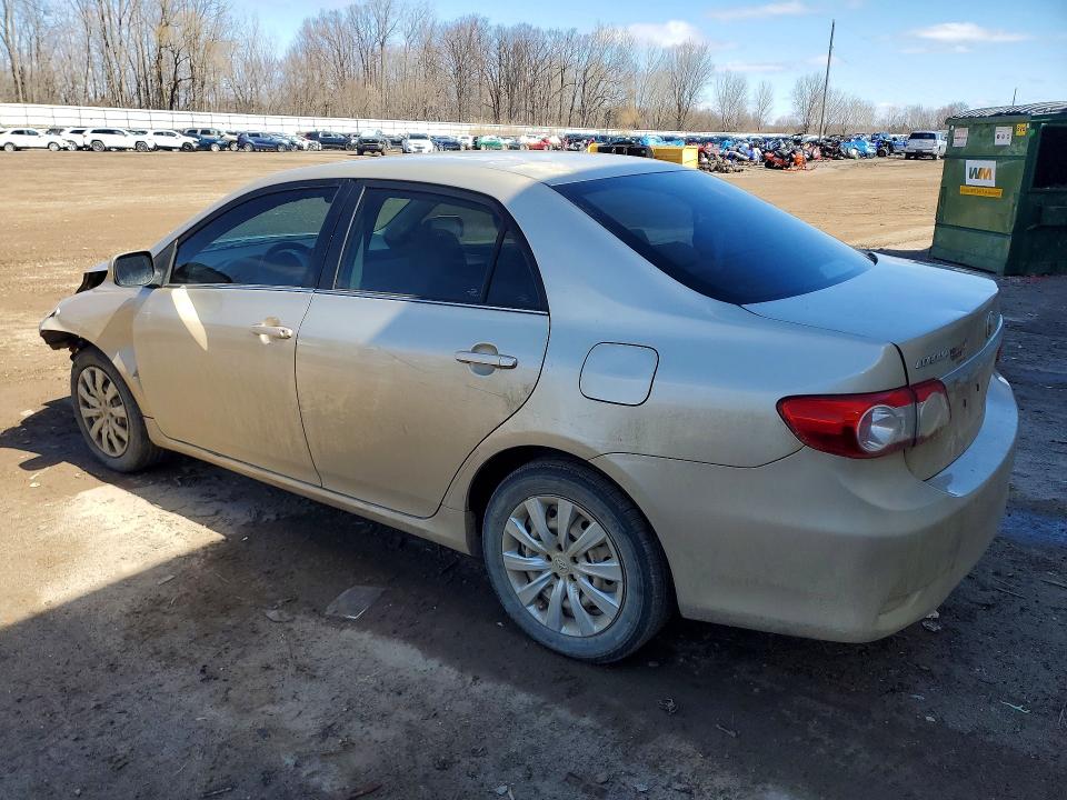 2013 Toyota Corolla VIN 5YFBU4EE3DP098557 COPART salvage auction — FRONT END, Id - Salvage Certificate Of Title, sold $975 on 2026-07-15 (photo 2)