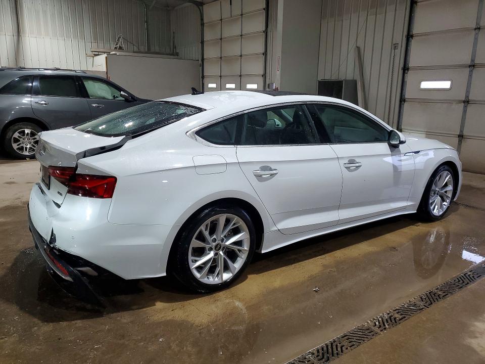 2022 Audi A5 VIN WAUABCF59NA031278 COPART salvage auction — REAR END, Pa - Certificate Of Salvage, sold $8,800 on 2026-07-27 (photo 3)