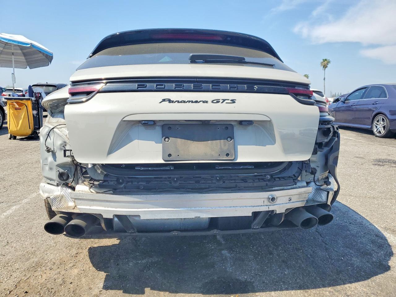 2019 Porsche Panamera VIN WP0CG2A74KL193965 COPART salvage auction — Rear End, CA - SALVAGE CERTIFICATE, sold $51,500 on 2026-08-11 (photo 6)