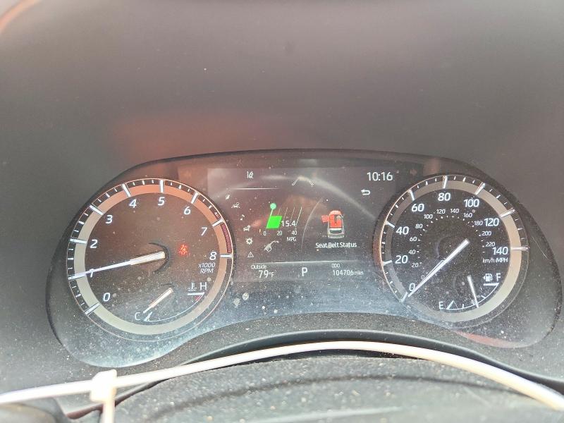 2020 Toyota Highlander VIN 5TDGZRBH3LS018750 COPART salvage auction — FRONT END, Md - Cert Of Salvage > 75% Damage, sold $15,100 on 2026-07-10 (photo 9)