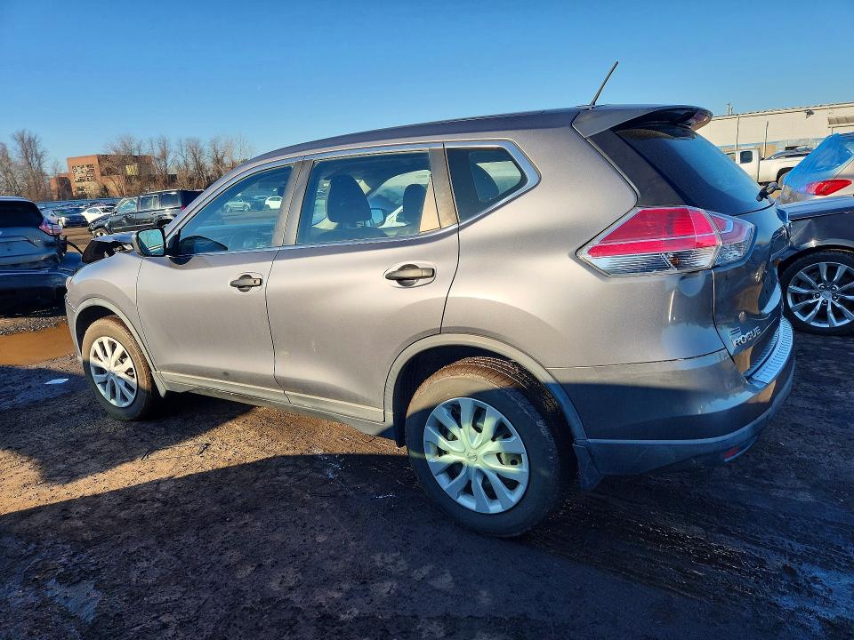 2016 Nissan Rogue VIN KNMAT2MVXGP712921 COPART salvage auction — FRONT END, Salvage Title, sold $500 on 2026-07-24 (photo 2)