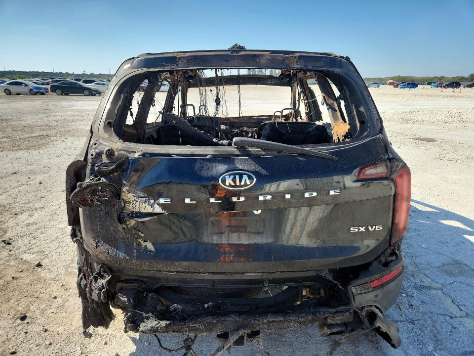 2020 Kia Telluride VIN 5XYP54HC3LG041999 COPART salvage auction — Burn, TX - NONREPAIRABLE TITLE, sold $90 on 2026-07-02 (photo 6)